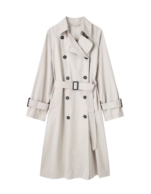 Load image into Gallery viewer, Women&#39;s Loose Long Trench Coat And Overcoat With Strap
