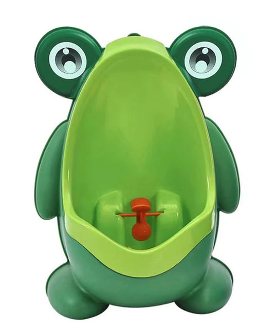 Load image into Gallery viewer, Cute Frog Potty Training Urinal Boy with Fun Aiming Target, Toilet Urinal Trainer, Children Stand Vertical Pee Infant Toddler
