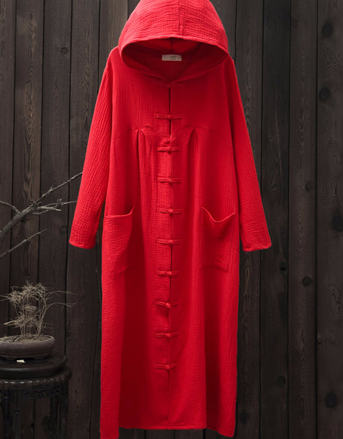 Load image into Gallery viewer, Retro Hooded National Style Cloak Robe Overcoat Coat
