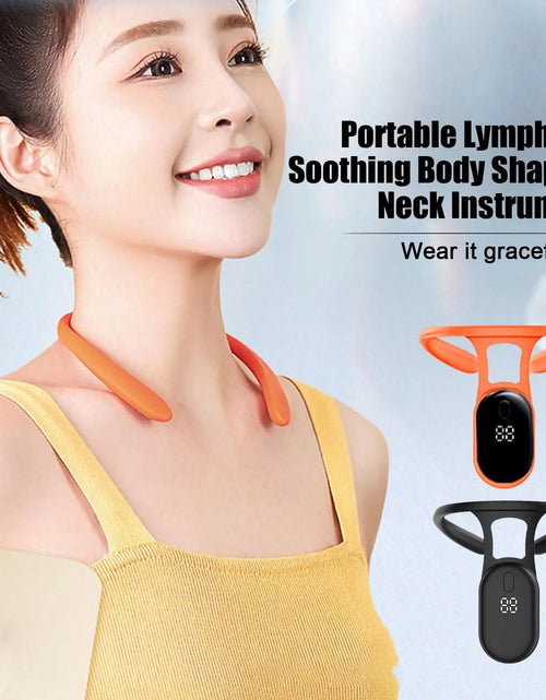 Load image into Gallery viewer, Portable Mericle Ultrasonic Lymphatic Soothing Body Slimory Ultrasonic Lymphatic Soothing Neck Massager Instrument Neck Care
