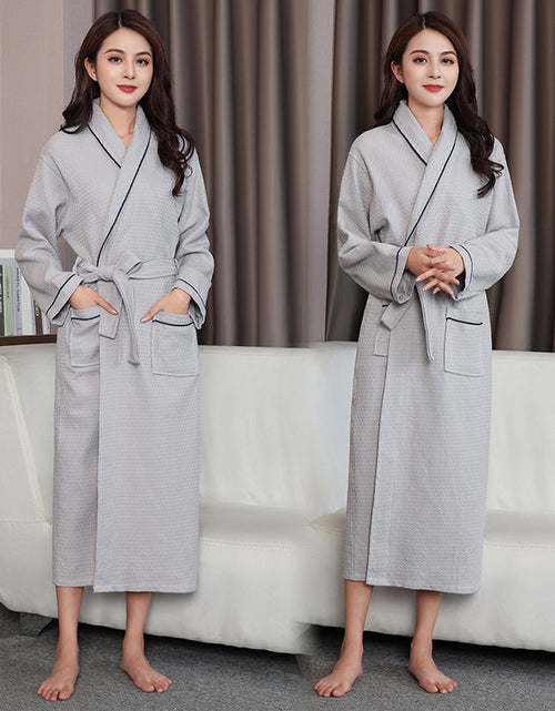 Load image into Gallery viewer, Thin Bathrobe Cotton Absorbent
