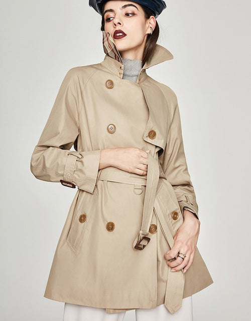 Load image into Gallery viewer, Women&#39;s Trench Coat Mid-length Korean Style Spring And Autumn
