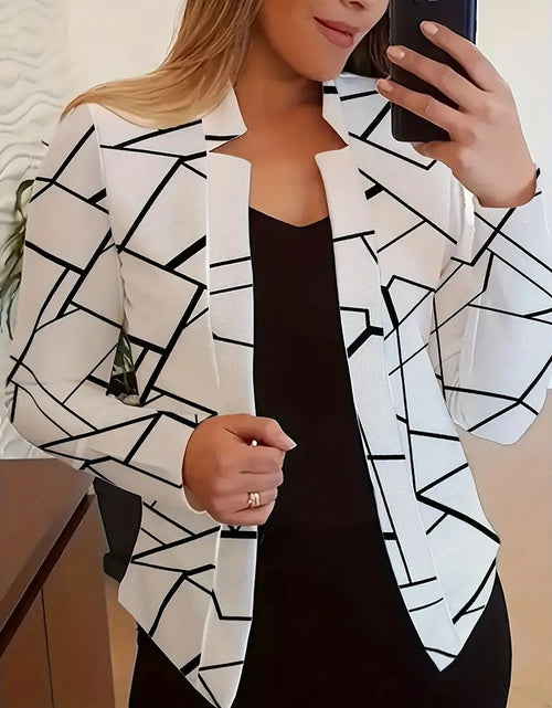 Load image into Gallery viewer, Women&#39;s Long Sleeved Shirt Suit Jacket
