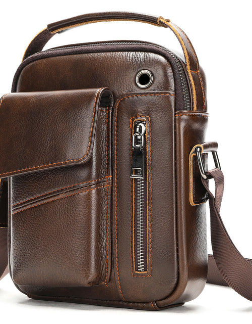 Load image into Gallery viewer, Men&#39;s Business Minimalist Leather Crossbody Bag
