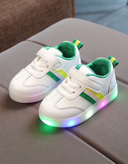 Load image into Gallery viewer, Kimmy White LED Sneakers Shoes
