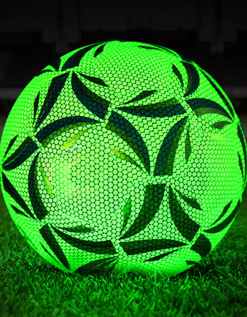 Load image into Gallery viewer, Luminate Soccer Practice Football Glowing Training Ball
