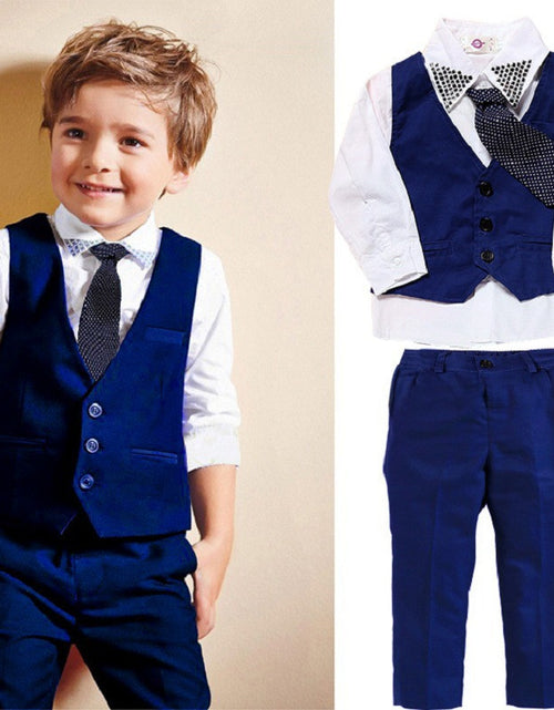 Load image into Gallery viewer, Casual Clothing Suits Boys&#39; Clothes Vests Gentleman Suits
