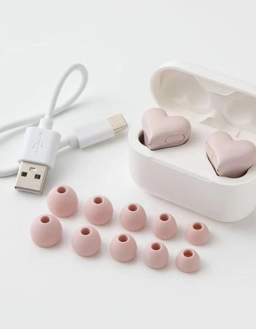 Load image into Gallery viewer, New Wireless Bluetooth Headphones Heart Shaped Earphones Woman Earphone High Quality Heart Earbuds Girl Gift
