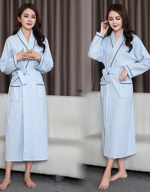 Load image into Gallery viewer, Thin Bathrobe Cotton Absorbent
