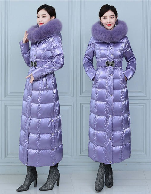 Load image into Gallery viewer, Wash-free Over-the-knee Extra Long Northeast Thickened Lengthened Winter Coat
