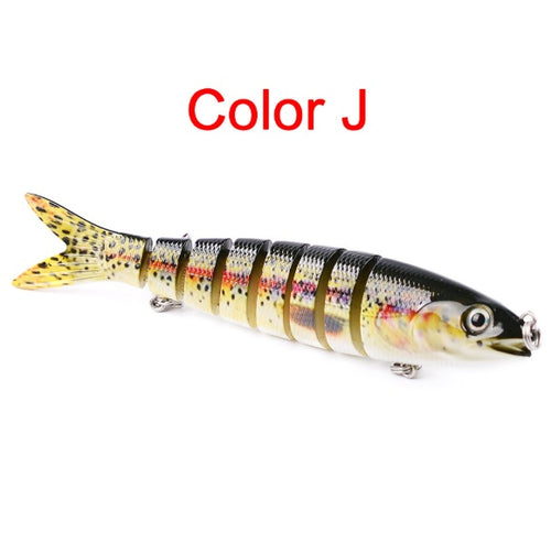 Load image into Gallery viewer, Pike Fishing Lures Artificial Multi Jointed Sections Hard Bait Trolling Pike Carp Fishing Tools
