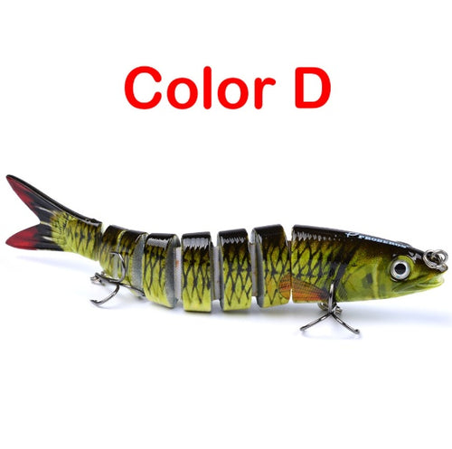 Load image into Gallery viewer, Pike Fishing Lures Artificial Multi Jointed Sections Hard Bait Trolling Pike Carp Fishing Tools
