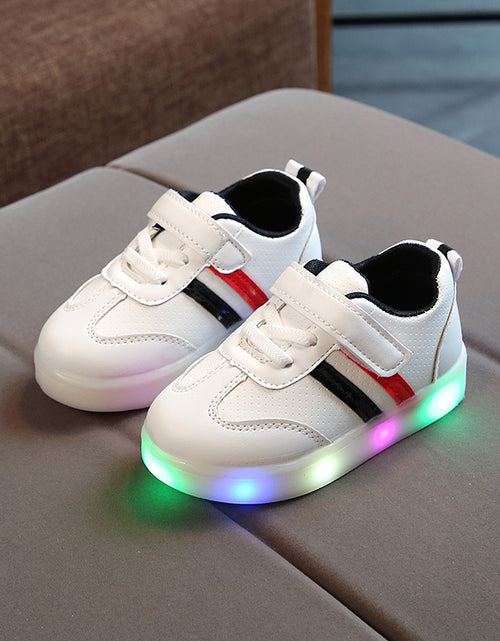 Load image into Gallery viewer, Kimmy White LED Sneakers Shoes
