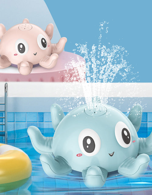 Load image into Gallery viewer, Children&#39;s Automatic Water Spray Bath Toys Bath Fun Toys With Flashing Water Spray Toy Baby Swimming Shower With Toys New
