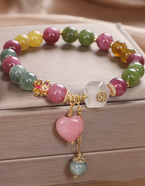 Load image into Gallery viewer, Women&#39;s New Chinese-style Natural Color Tourmaline Bracelet
