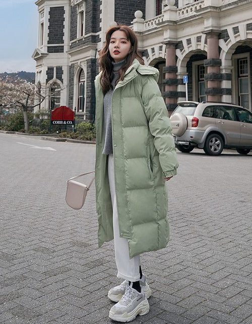 Load image into Gallery viewer, Women&#39;s Fashion Slim Mid-length Over-the-knee Padded Jacket
