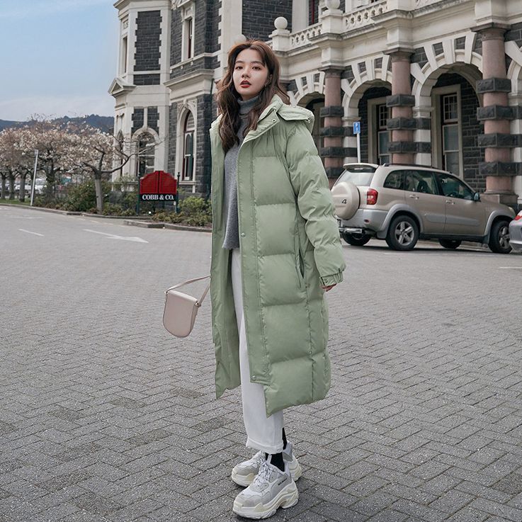 Women's Fashion Slim Mid-length Over-the-knee Padded Jacket