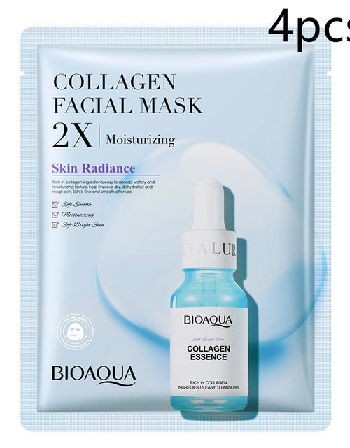 Load image into Gallery viewer, Collagen Face Mask Moisturizing Firming Face Sheet Mask Hyaluronic Acid Facial Masks Beauty Skin Care Gel Skin Care
