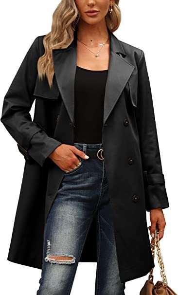 Load image into Gallery viewer, European And American Autumn Women&#39;s Double Breasted Fashion Casual Trench Coat
