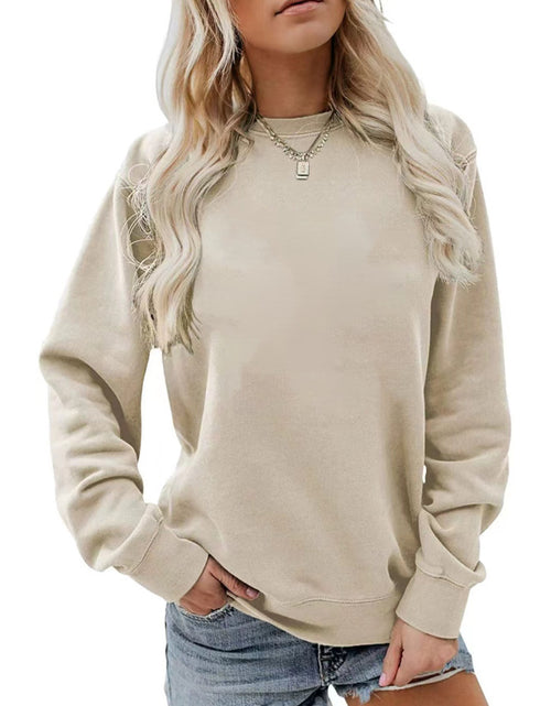 Load image into Gallery viewer, Women&#39;s Fashion Casual Long Sleeve Cotton Sweater
