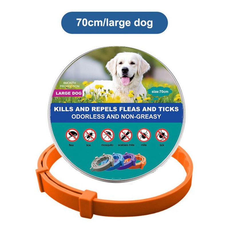 New Pet Dog Cat Collars Veterinary anti Flea and Tick Collar for Cats Dogs Anti-Parasitic Necklace for Large Small Dogs Products