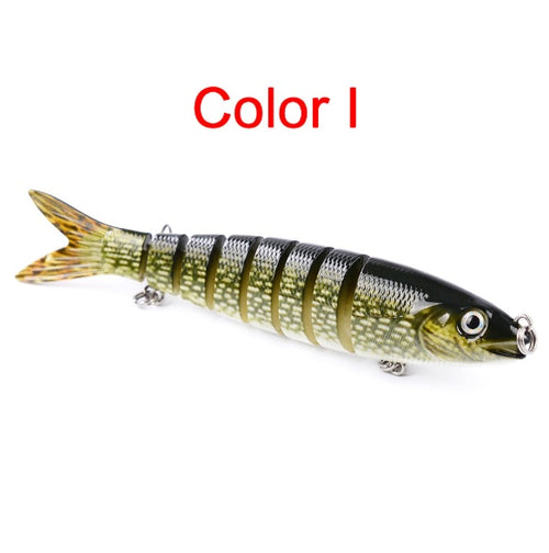 Load image into Gallery viewer, Pike Fishing Lures Artificial Multi Jointed Sections Hard Bait Trolling Pike Carp Fishing Tools
