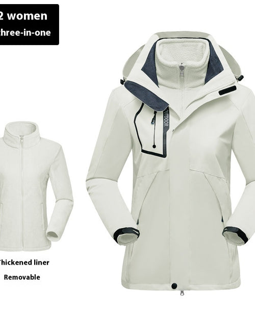 Load image into Gallery viewer, Outdoor Windproof Warm Shell Jacket Two-piece Set
