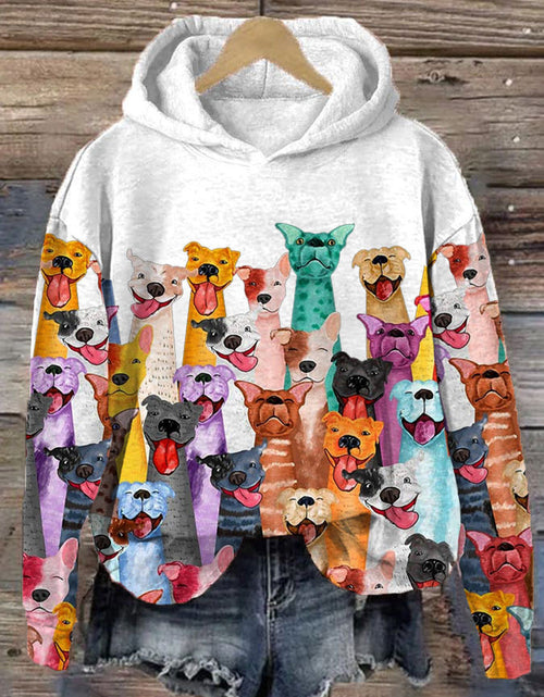 Load image into Gallery viewer, Women&#39;s Fashion Loose Printed Hoodie
