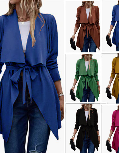 Load image into Gallery viewer, Waist Lace-up Windbreaker Multi-color Multi-size Sun Protection
