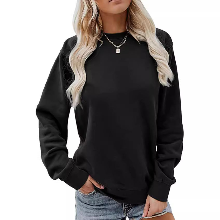 Women's Fashion Casual Long Sleeve Cotton Sweater