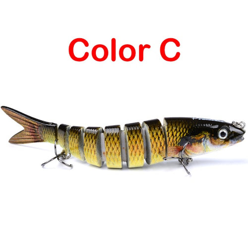 Load image into Gallery viewer, Pike Fishing Lures Artificial Multi Jointed Sections Hard Bait Trolling Pike Carp Fishing Tools
