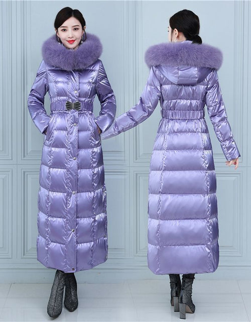 Load image into Gallery viewer, Wash-free Over-the-knee Extra Long Northeast Thickened Lengthened Winter Coat
