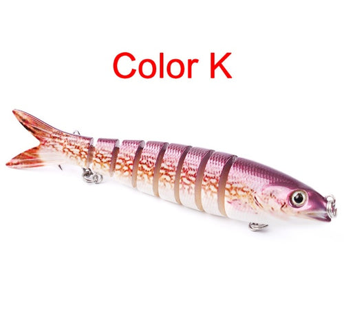 Load image into Gallery viewer, Pike Fishing Lures Artificial Multi Jointed Sections Hard Bait Trolling Pike Carp Fishing Tools
