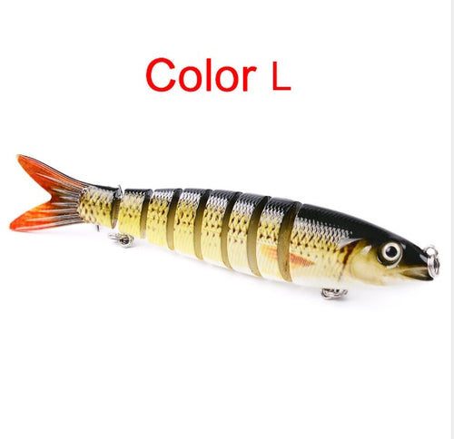 Load image into Gallery viewer, Pike Fishing Lures Artificial Multi Jointed Sections Hard Bait Trolling Pike Carp Fishing Tools
