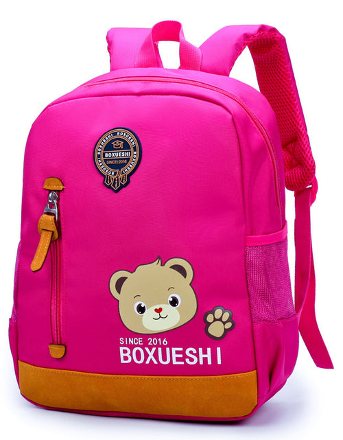 Load image into Gallery viewer, A cartoon bear nursery school schoolbag, schoolbag, schoolboy, boy and boy, baby boy and baby travel back
