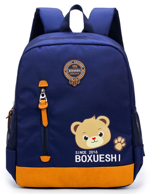 Load image into Gallery viewer, A cartoon bear nursery school schoolbag, schoolbag, schoolboy, boy and boy, baby boy and baby travel back
