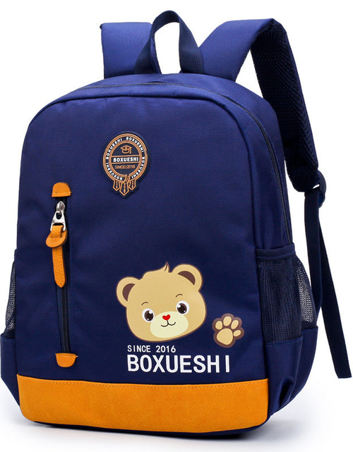 Load image into Gallery viewer, A cartoon bear nursery school schoolbag, schoolbag, schoolboy, boy and boy, baby boy and baby travel back
