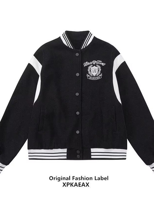 Load image into Gallery viewer, Women&#39;s American-style Retro Baseball Jacket
