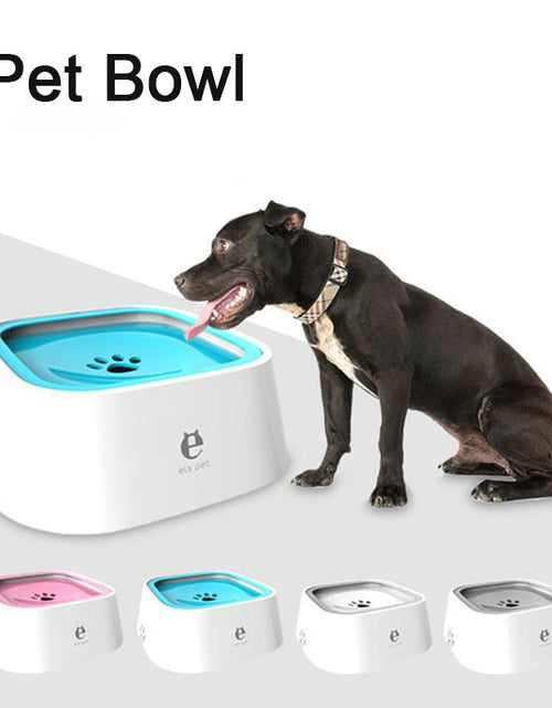 Load image into Gallery viewer, Pet Dog Cat Bowl Floating Bowl Water Drinker Not Wet Mouth Splash Water Cat Bowl Not Sprinkler Water Dispenser Portable Dog Bowl
