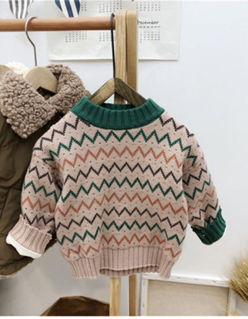 Load image into Gallery viewer, Korean Version Of Childrens Clothing Mens And Womens Baby Sweater
