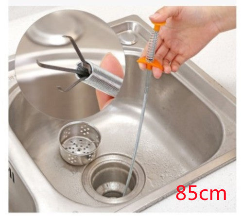 Load image into Gallery viewer, 60CM Sewer Dredger Spring Pipe Dredging Tool Household Hair Cleaner Drain Clog Remover Cleaning Tools Household For Kitchen Sink Kitchen Gadgets
