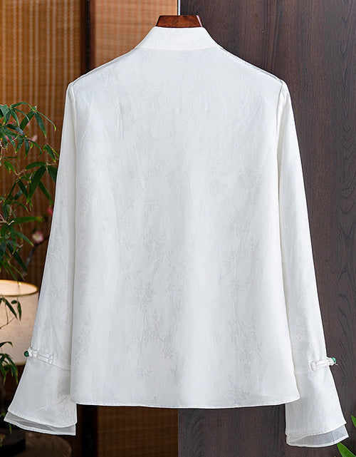 Load image into Gallery viewer, Retro Jacquard Shirt Chinese Style Entry Lux Elegant Tang Suit
