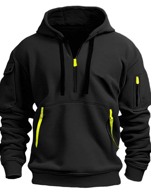 Load image into Gallery viewer, Cotton Dropped Shoulder Hooded Sweatshirt Men&#39;s Women&#39;s Plus Size Loose Pullover Fashion Sweatshirt
