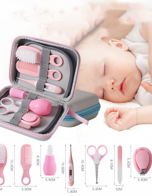 Load image into Gallery viewer, Baby nail clippers thermometer care set
