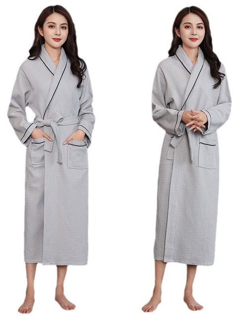 Load image into Gallery viewer, Thin Bathrobe Cotton Absorbent
