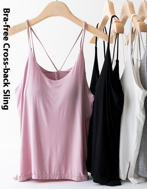 Load image into Gallery viewer, Women&#39;s Padded And Beautiful Back Camisole Vest
