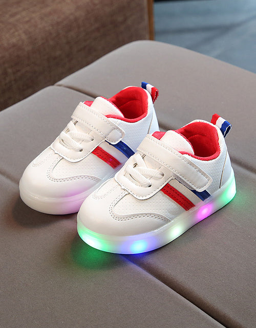 Load image into Gallery viewer, Kimmy White LED Sneakers Shoes
