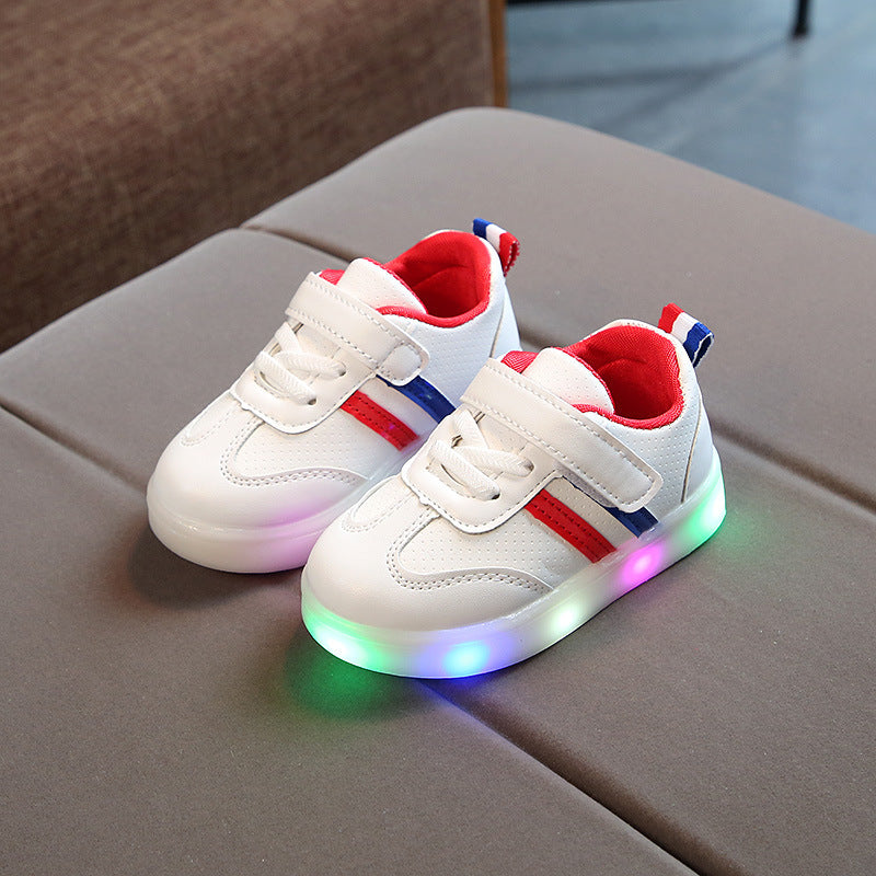 Kimmy White LED Sneakers Shoes