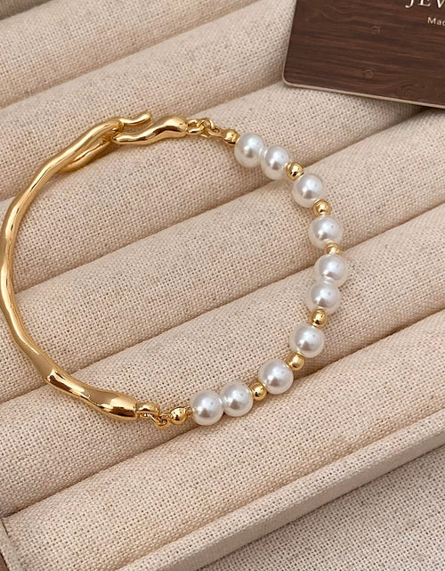 Load image into Gallery viewer, Texture Pearl Bracelet For Women Niche Design
