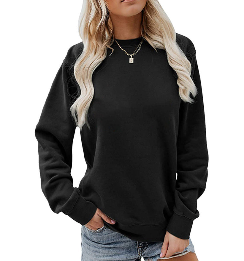 Women's Fashion Casual Long Sleeve Cotton Sweater